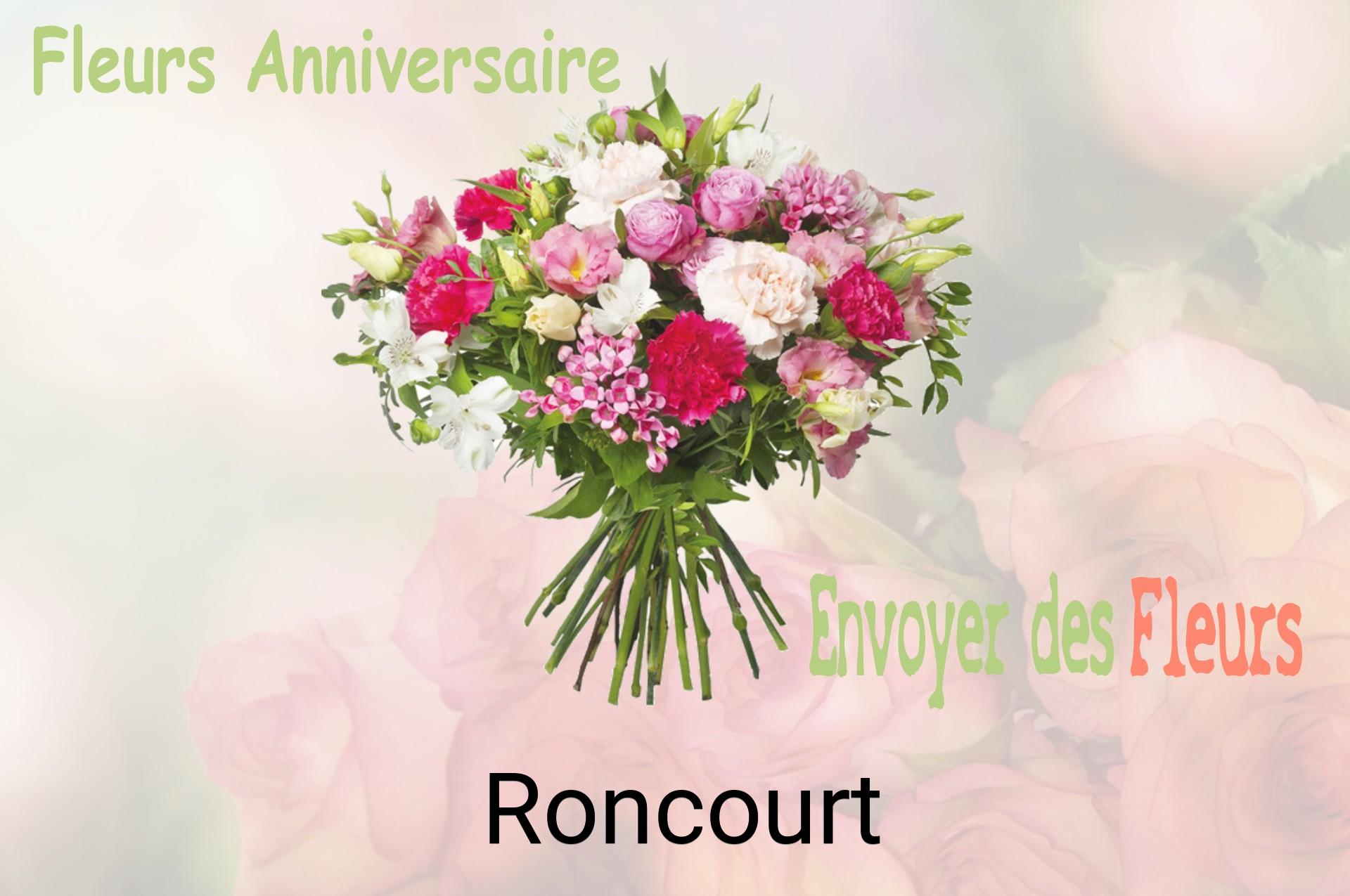 Bouquet de fleurs d’anniversaire livré à Roncourt